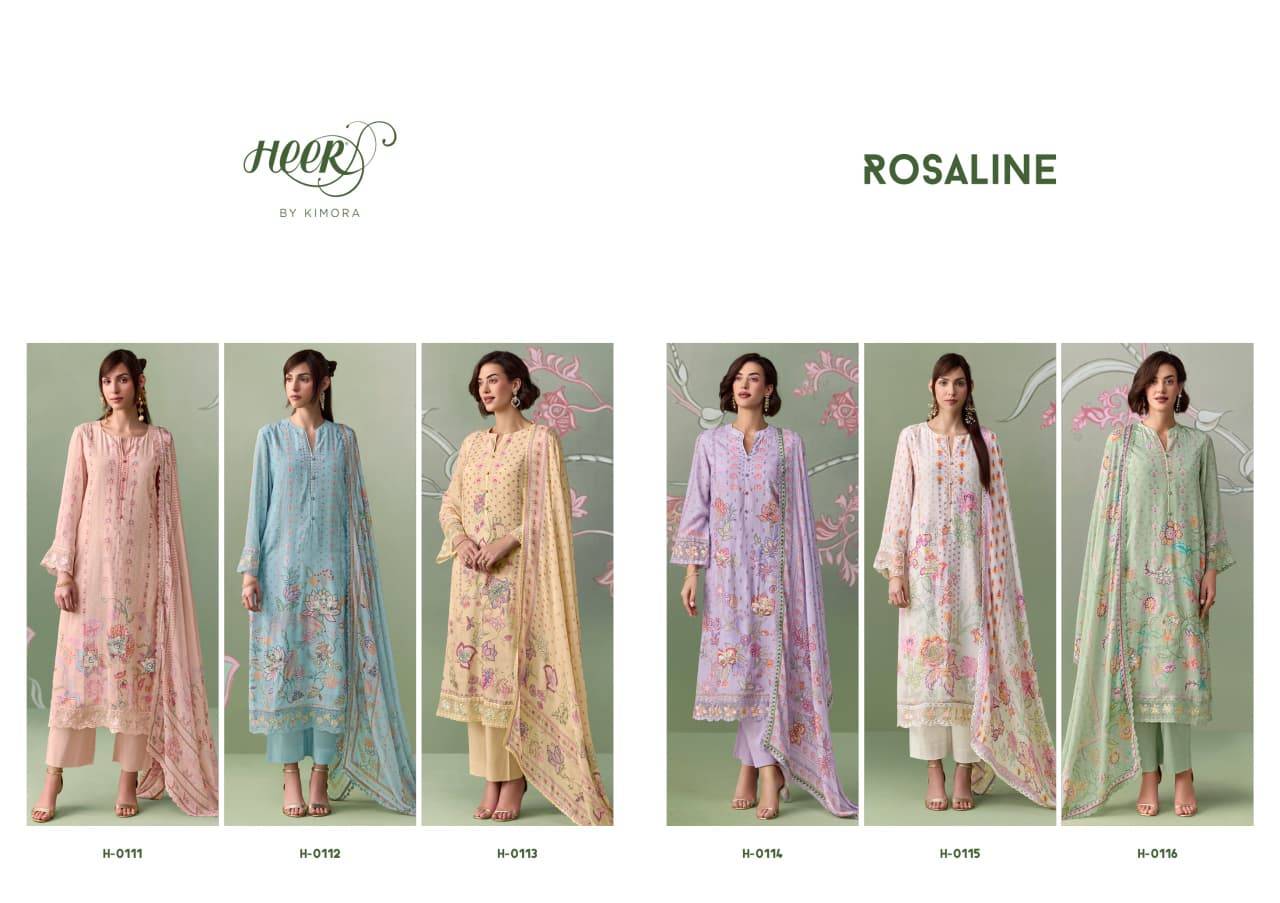 Rosaline vol-255 by Kimora Fashion 111 to 116 series 